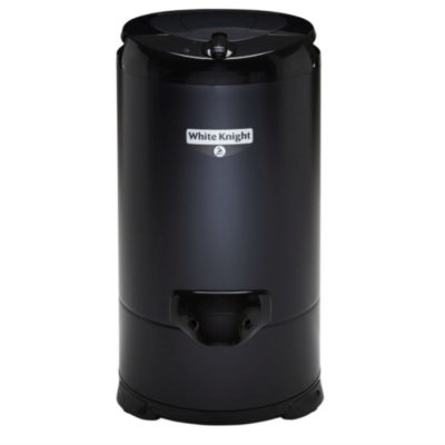 White Knight Gravity Drain Spin Dryer - Black White Knight Gravity Drain Spin Dryer - Black